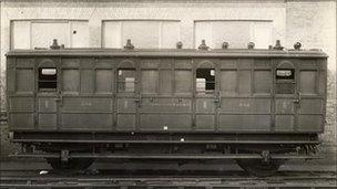 A railway carriage