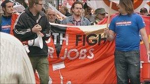 Protest march in Hull