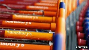 Sainsbury's trolleys