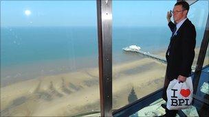 View from Blackpool Tower