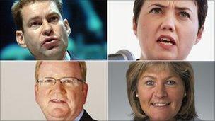 Murdo Fraser, Ruth Davidson, Jackson Carlaw and Margaret Mitchell