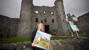 Rachel Williams, curadur Castell Harlech