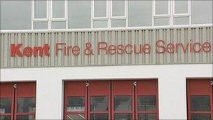 Kent Fire and Rescue Service sign