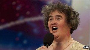 Susan Boyle on Britain's Got Talent in 2009