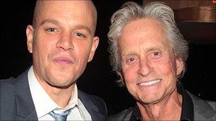 Matt Damon and Michael Douglas