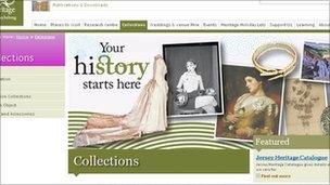 Jersey Heritage website