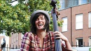 Columbus Giant at Worcester Arts Workshop