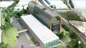 Designs for Cross Green waste treatment plant