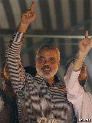 Hamas chief Khaled Meshaal (11/10/11)