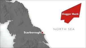 Dogger Bank map