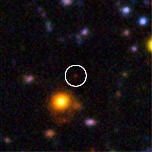 Galaxy NTTDF-6345 from VLT (Pentericci et al)