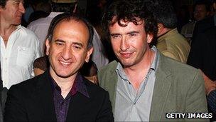 Armando Iannucci and Steve Coogan