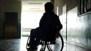 Person in wheelchair