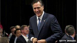 Mitt Romney in Redmond, Washington, 13 October 2011