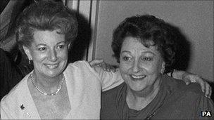 Jean Alexander (left) and Betty Driver