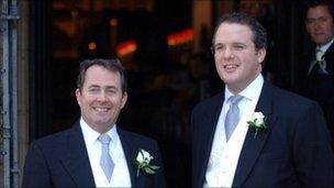 Liam Fox with Adam Werritty