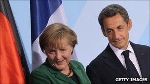 Chancellor Merkel and President Sarkozy