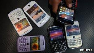 Blackberry handsets