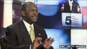 Herman Cain on Meet the Press, 16 October 2011