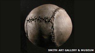 World's oldest football/Pic: Smith Art Gallery & Museum