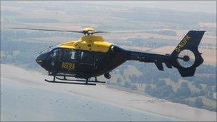 Suffolk Police helicopter