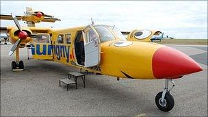 Aurigny trislander Joey