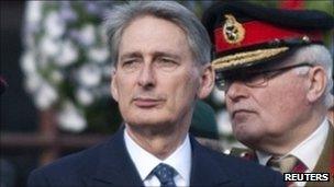 Philip Hammond and Chief of General Staff General Sir Peter Wall