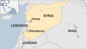 Map of Syria