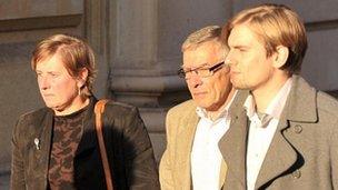 David and Teresa Yeates with their son Chris