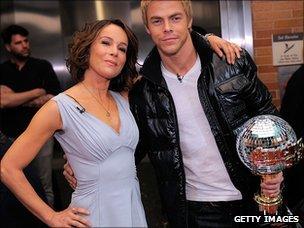 Jennifer Grey and Derek Hough