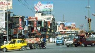 A Rawalpindi street scene