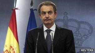 Spanish Prime Minister Jose Luis Zapatero