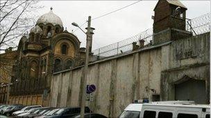 The prison in Vilnius where Michael Campbell is being held