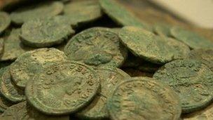 Bredon Hill Roman coins