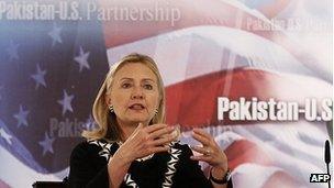 Hillary Clinton in Islamabad