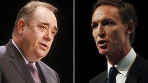 Alex Salmond and Jim Murphy