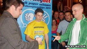 UK Rock Paper Scissors Championship final