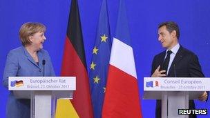 Chancellor Merkel and President Sarkozy