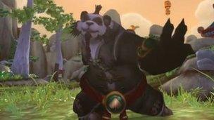 Screengrab of Pandaren monk