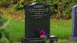 Jennifer Cardy's grave