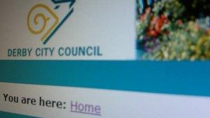 Derby City Council's website