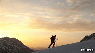 Skier in Switzerland