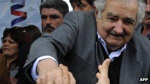 President Jose Mujica on 23 October