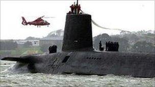 A Trident submarine