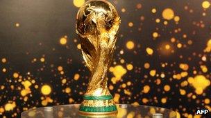 Fifa World Cup trophy in file image from 2006