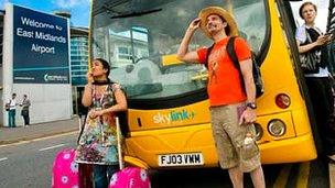 Promotional picture for the Skybus play