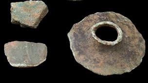 Two of the Bronze age items