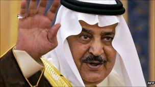 Saudi Arabia's new crown prince, Prince Nayef bin Abdul Aziz al Saud