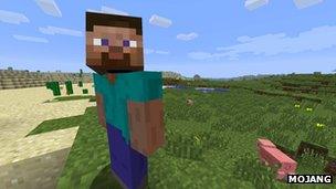 Mojang's Minecraft videogame