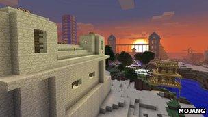 Players control their world in Minecraft